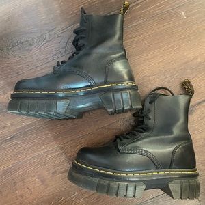 Black Doc Martens Platform High Tops